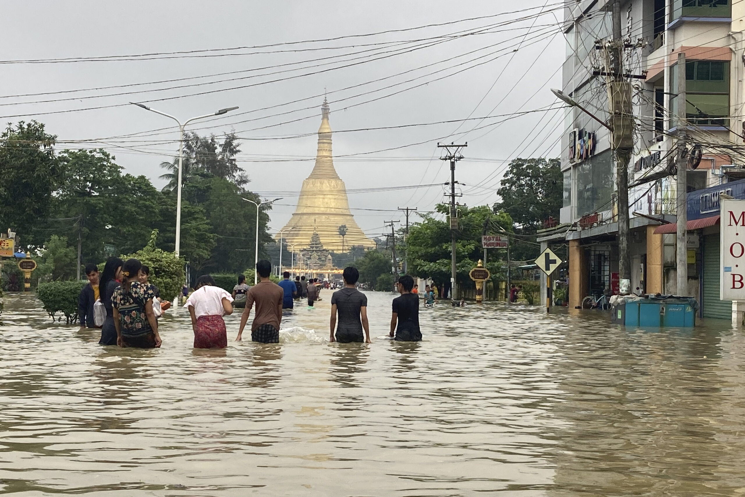 Over 130,000 people affected by floods in Myanmar