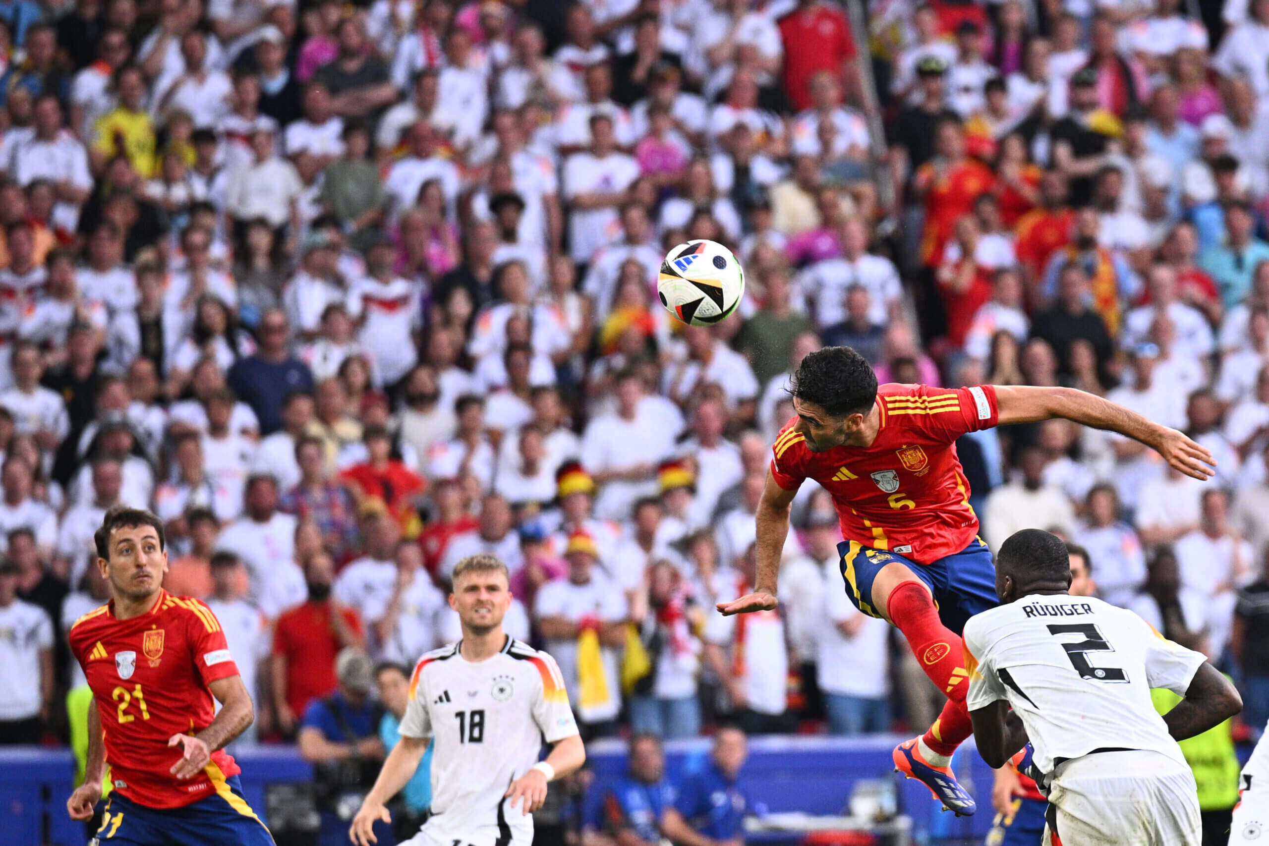 Spain defeats Germany 2-1 to reach European Cup final