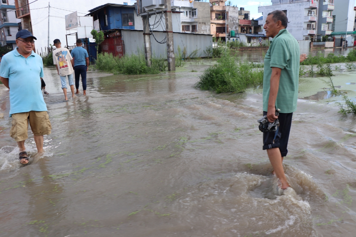 Floods in Hanumante caused millions in damage, over 70 houses submerged in Bhaktapur