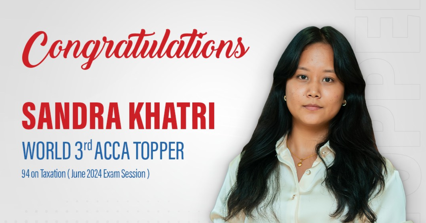 TBC ACCA Student achieves world topper status once more