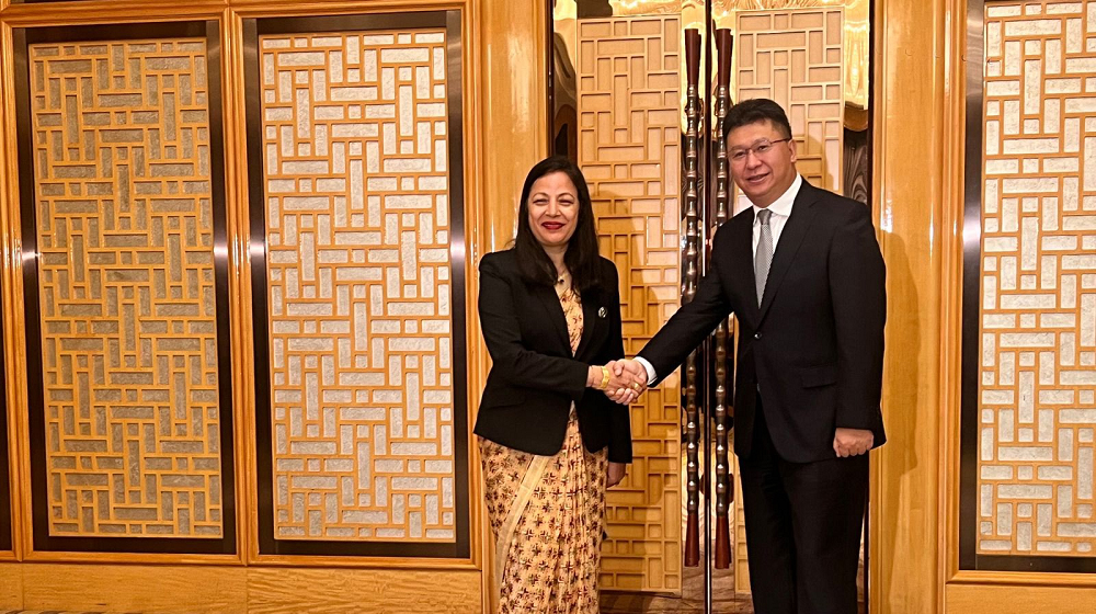 Foreign Secretary Lamsal & Vice Governor of Yunnan Province meet