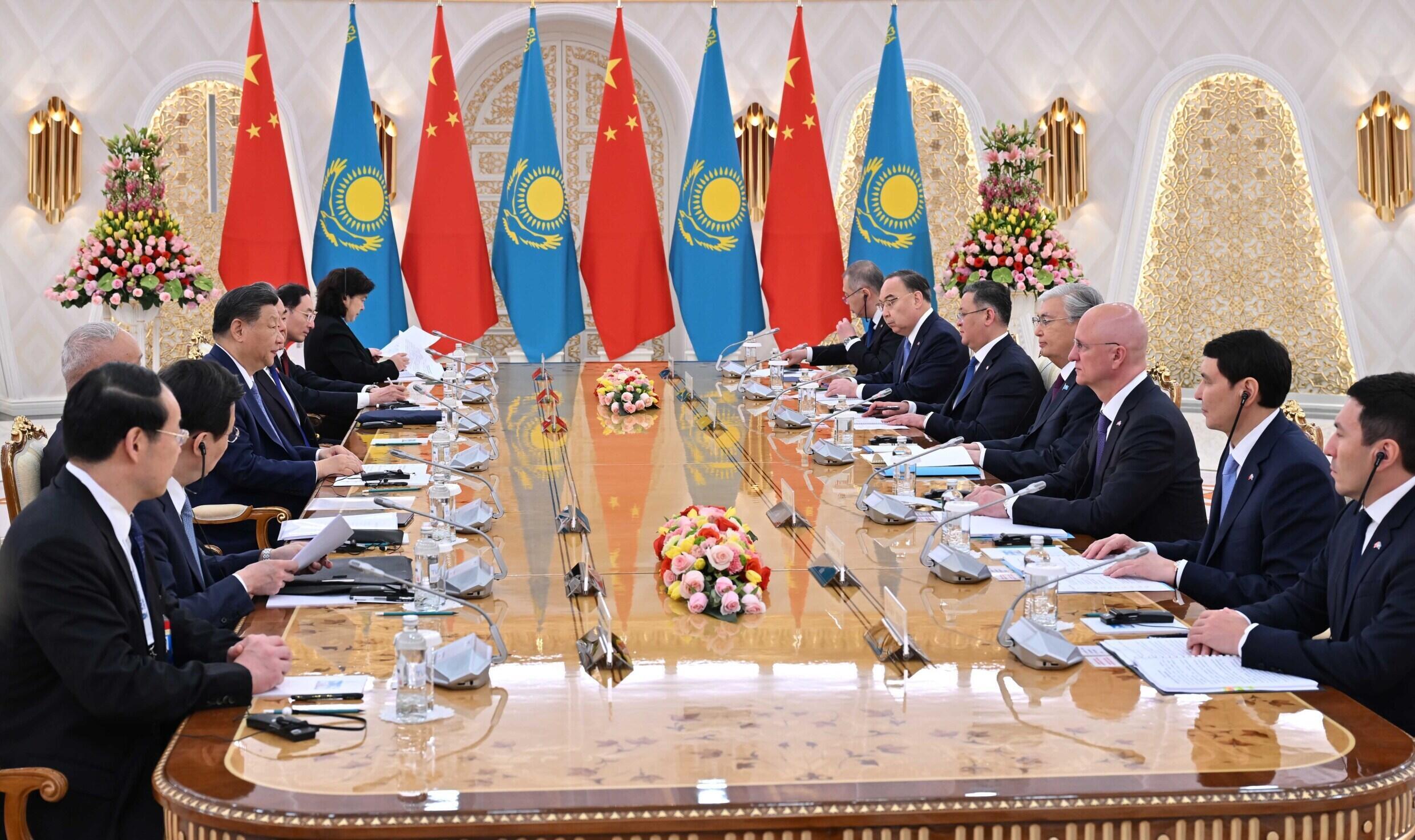 Putin, Xi vie for influence at Central Asian summit