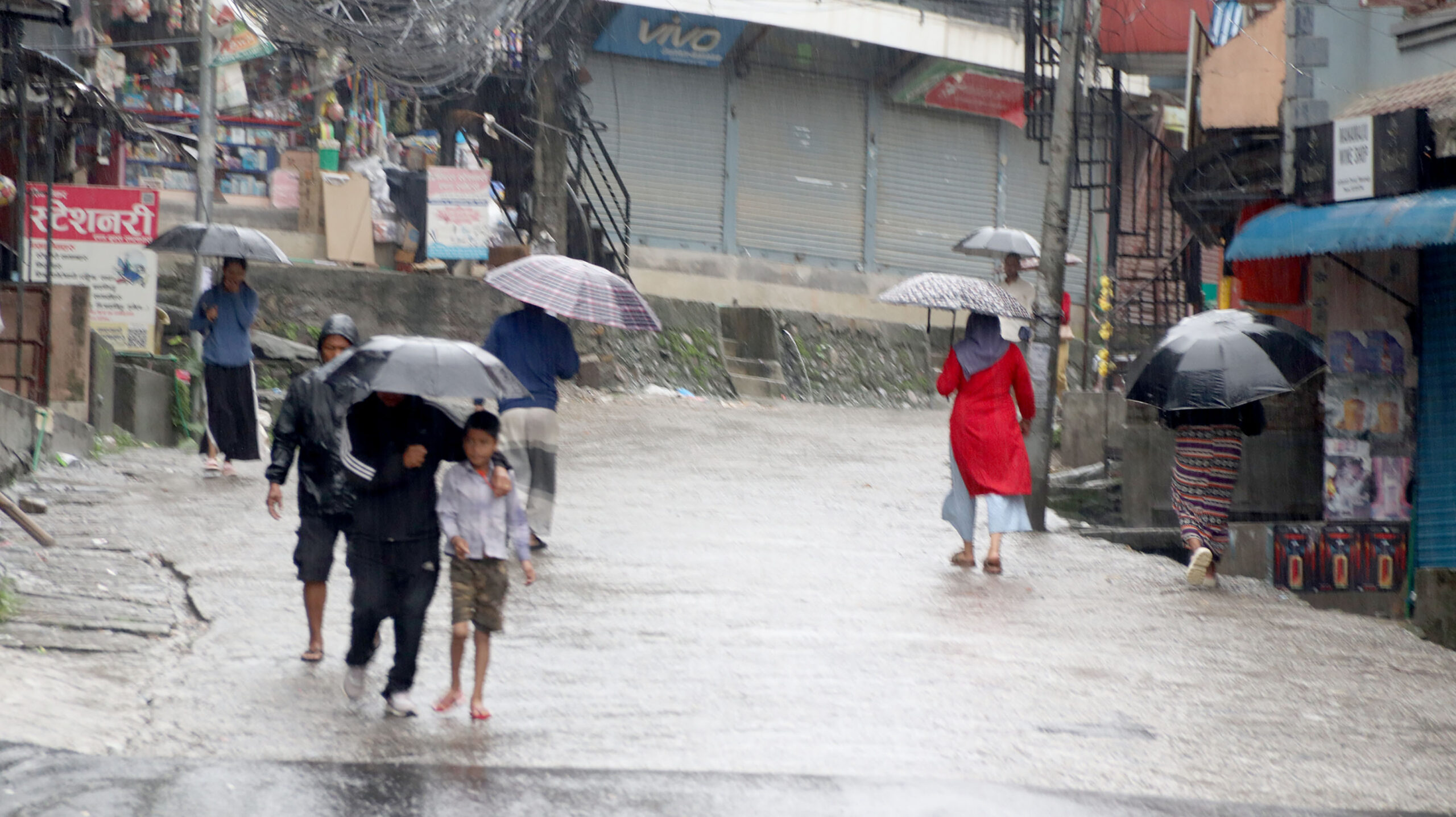 Heavy rainfall in valley, flood warning issued in Lalitpur
