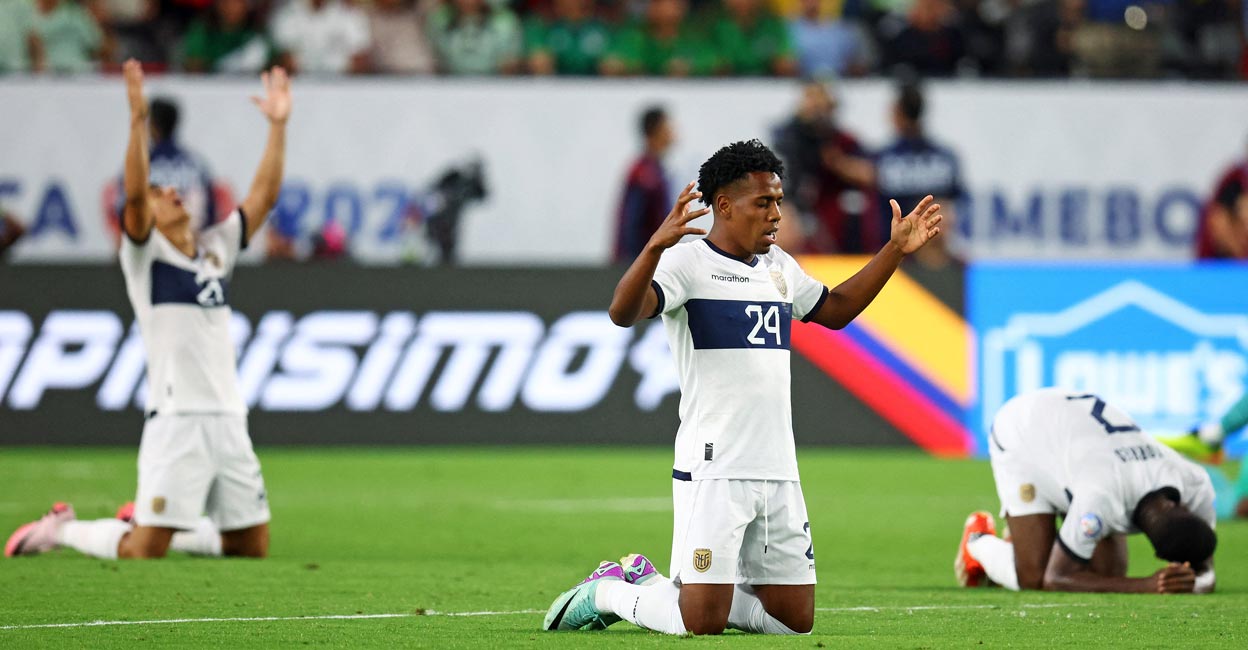 Ecuador to play with Argentina in the quarterfinals, Mexico eliminated