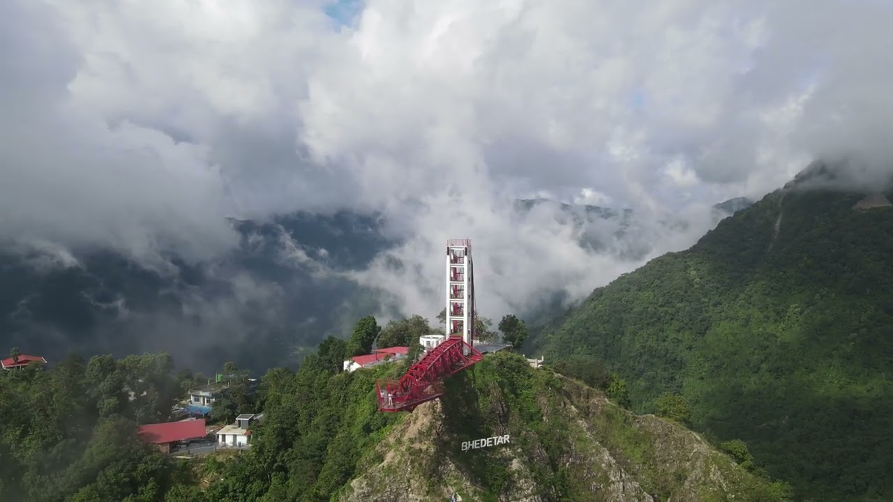 Newly built Skywalk Tower at Bhedetar opens for visitors