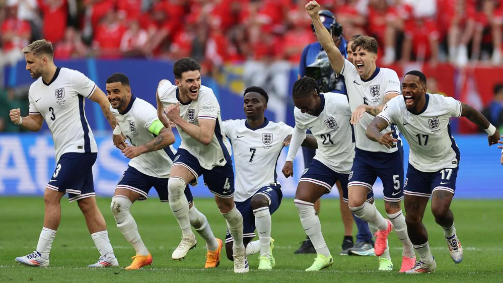 England advances to Euro Cup semi-finals beating Switzerland