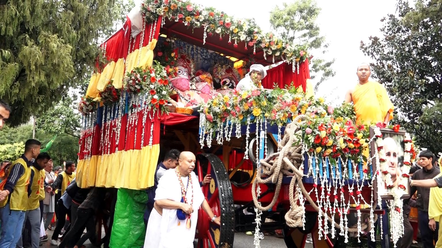 President Paudel inaugurates Jagannath Rath Yatra festival (photos ...