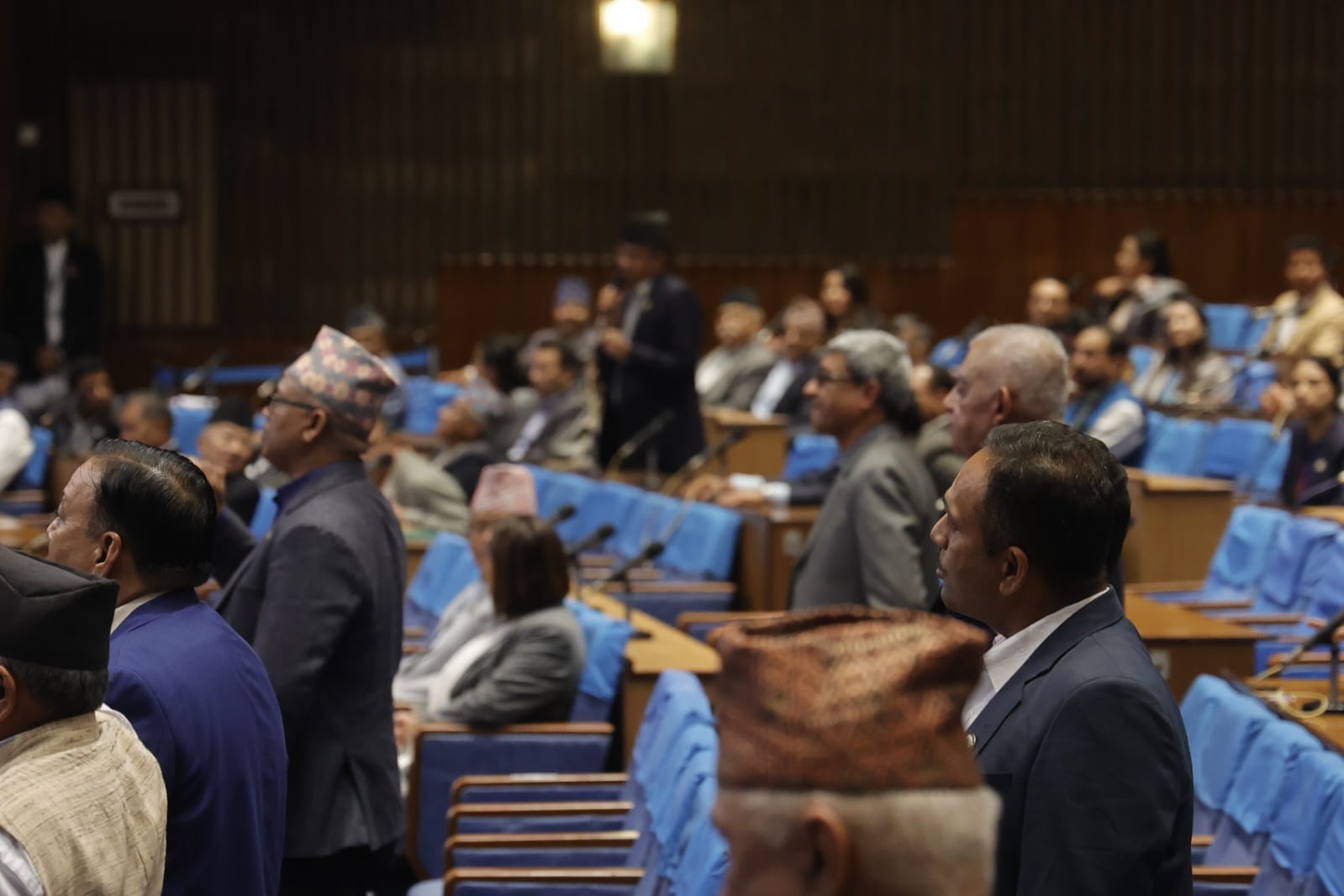 Parliament session adjourned due to absence of ministers