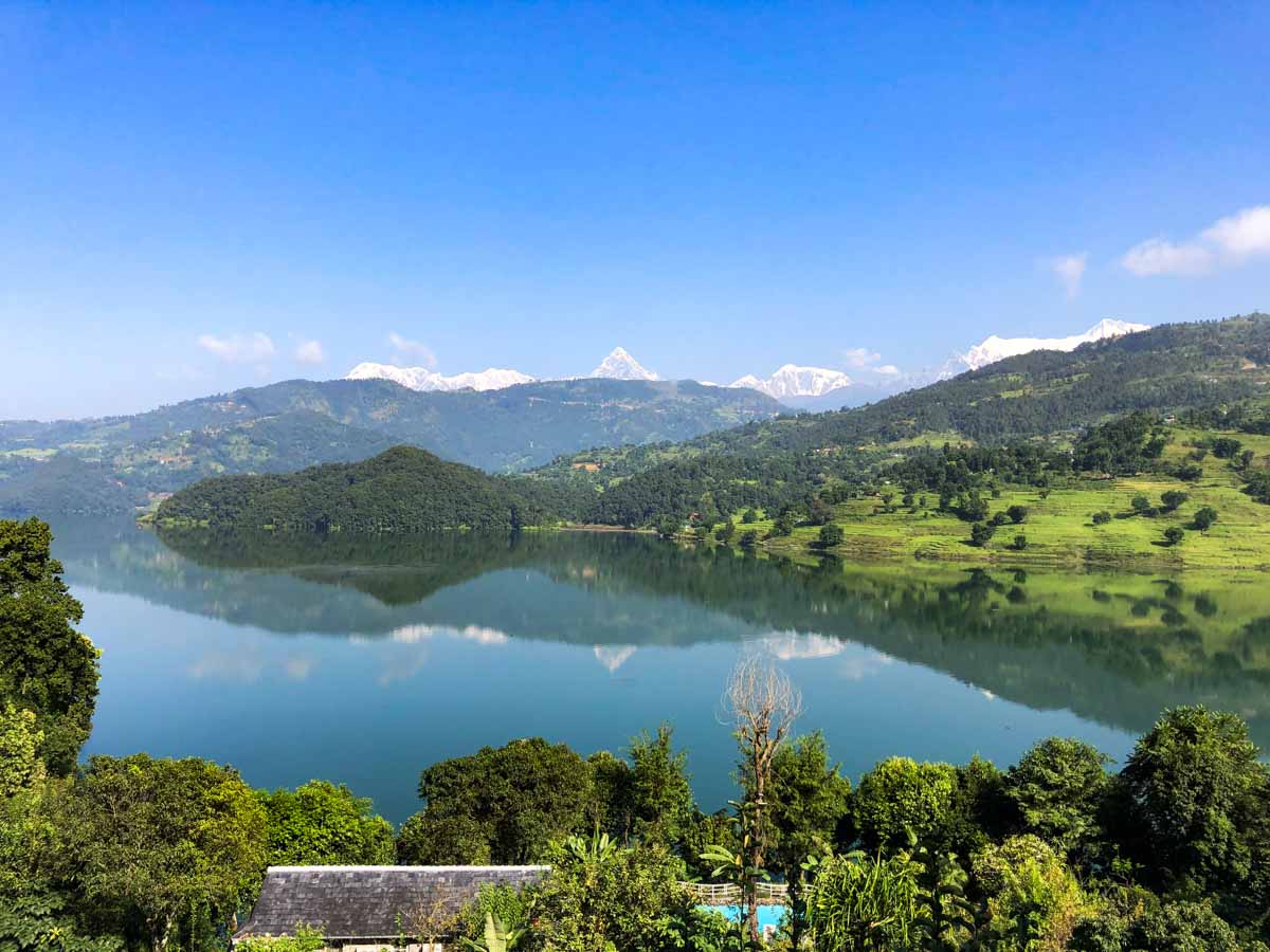 Heritage cleanup campaign in Begnas lake