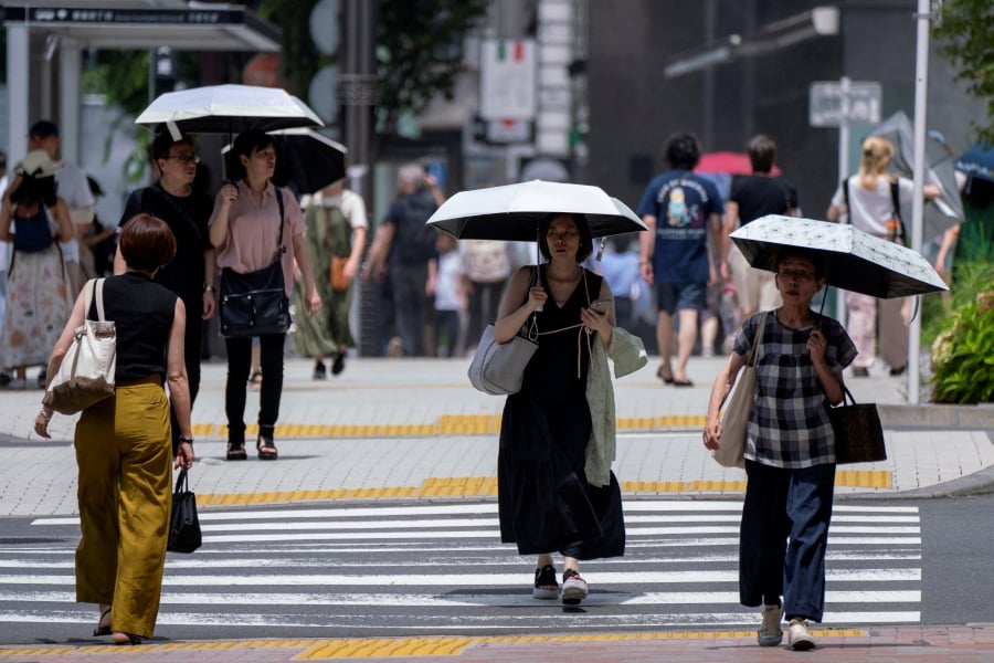 Japan sees hottest July since records began