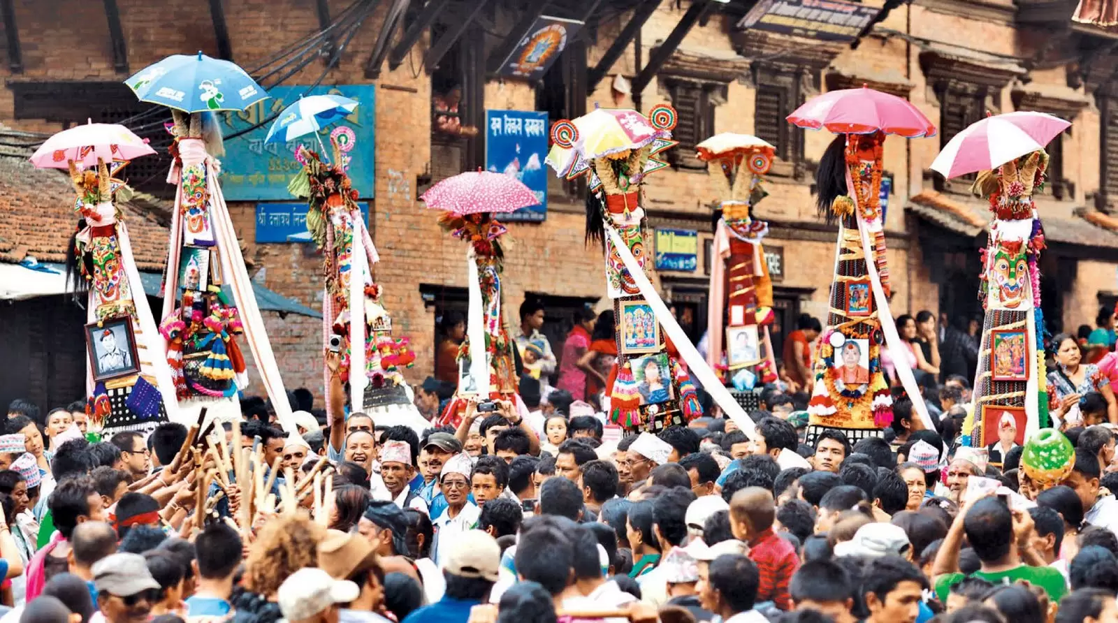 Gai Jatra festival today, public holiday in the Kathmandu valley