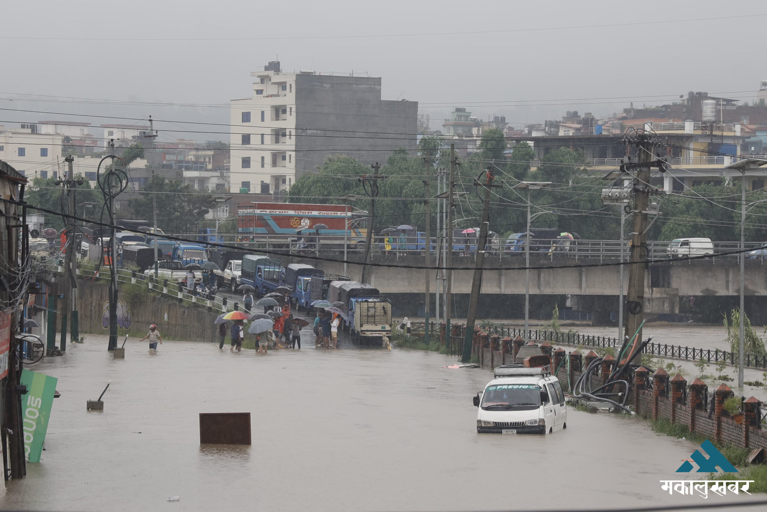 Heavy rainfall causes widespread flooding across Kathmandu Valley (photos)