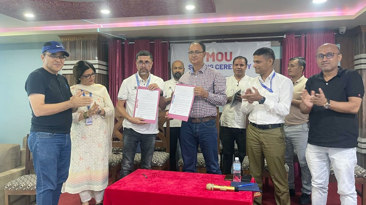 Business agreement signed between Machhapuchhre Bank & ECAN-Jhapa