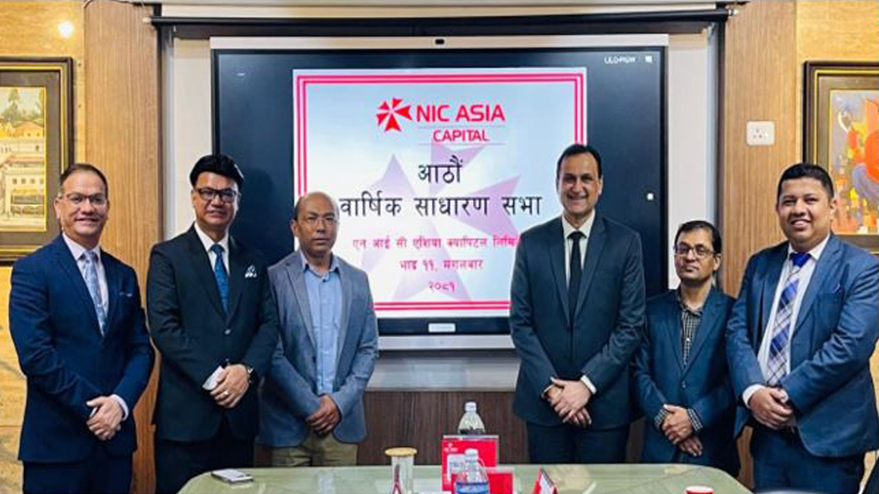 NIC Asia Capital declares 52.53% cash dividend at 8th AGM