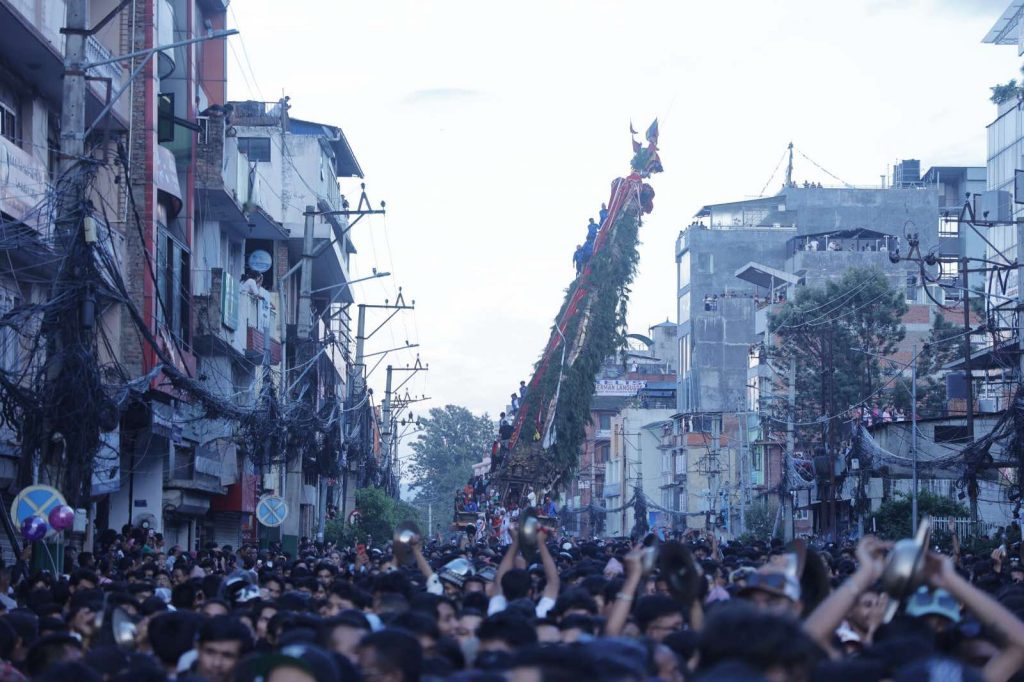 Rato Machhindranath chariot procession to conclude with Bhoto display on Saturday