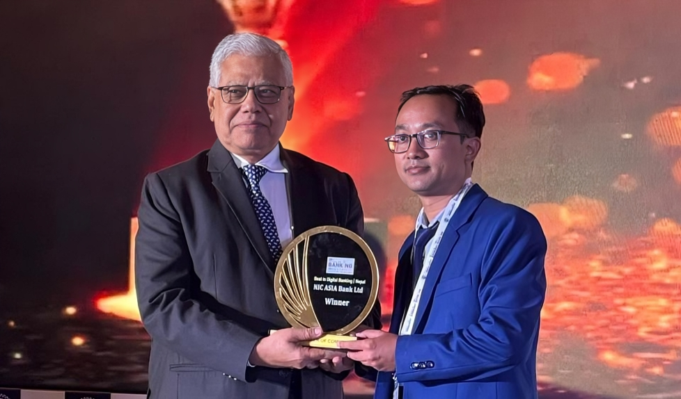 NIC Asia Bank receives ‘Best in Digital Banking Award’