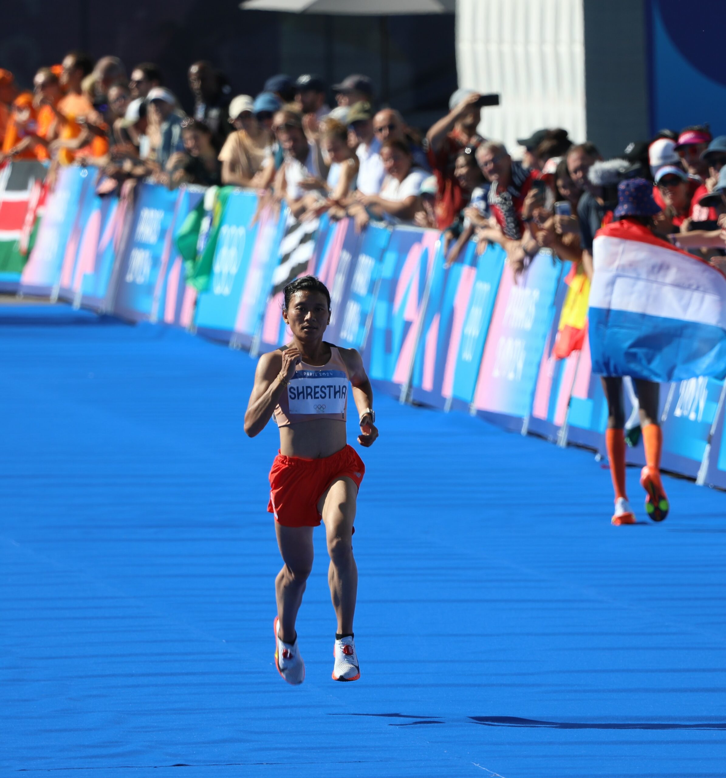 Nepali marathon runner Santoshi in 79th position in Paris Olympics