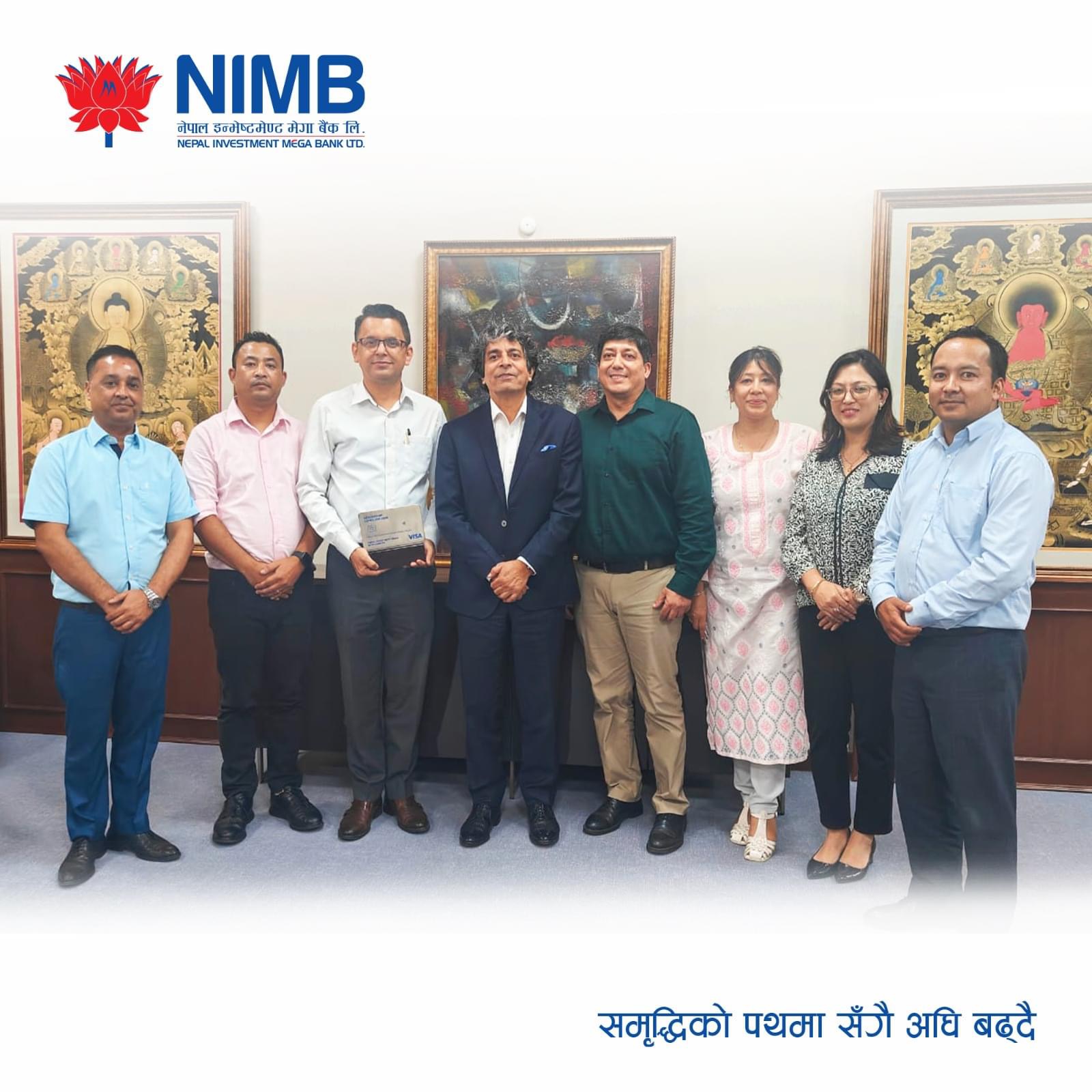 NIMB honored by Visa International