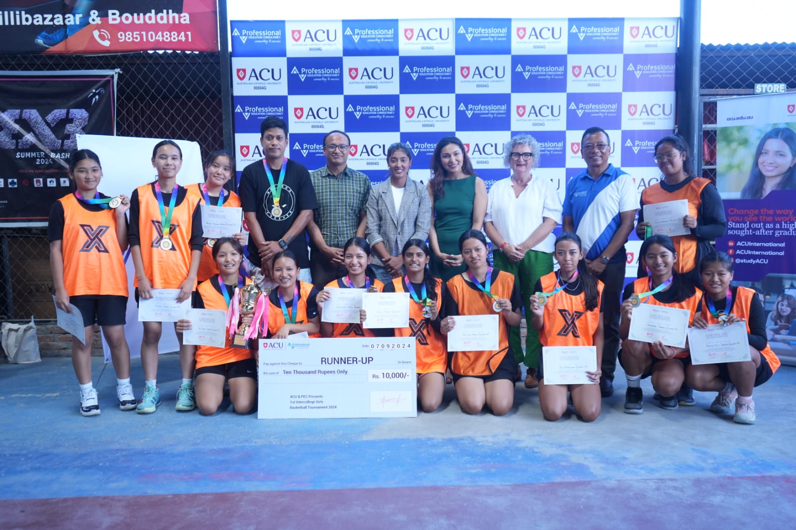 ACU & PEC successfully organize 1st Intercollege Girls’ Basketball Tournament