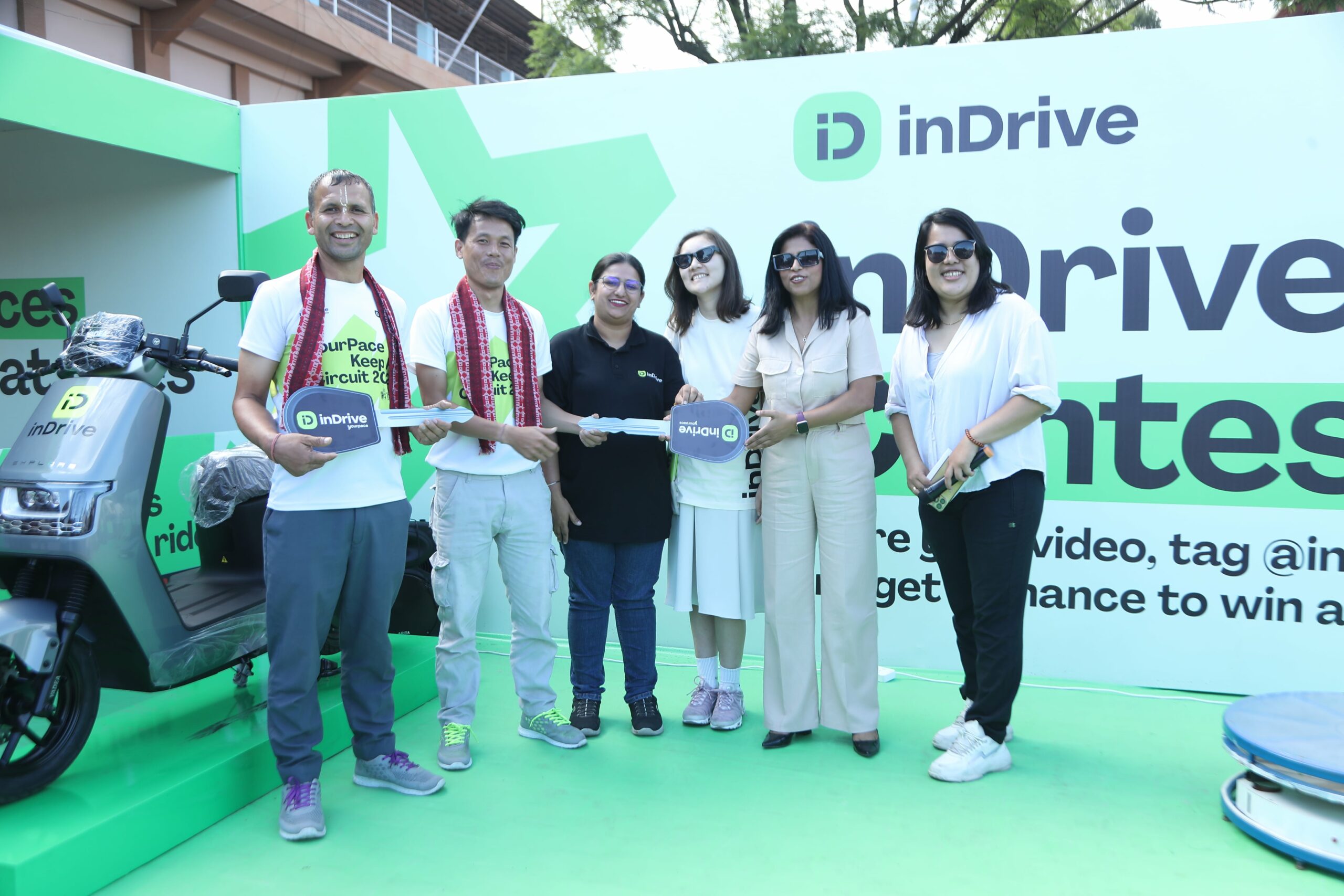 inDrive awards EV scooty to winners of YourPace training program