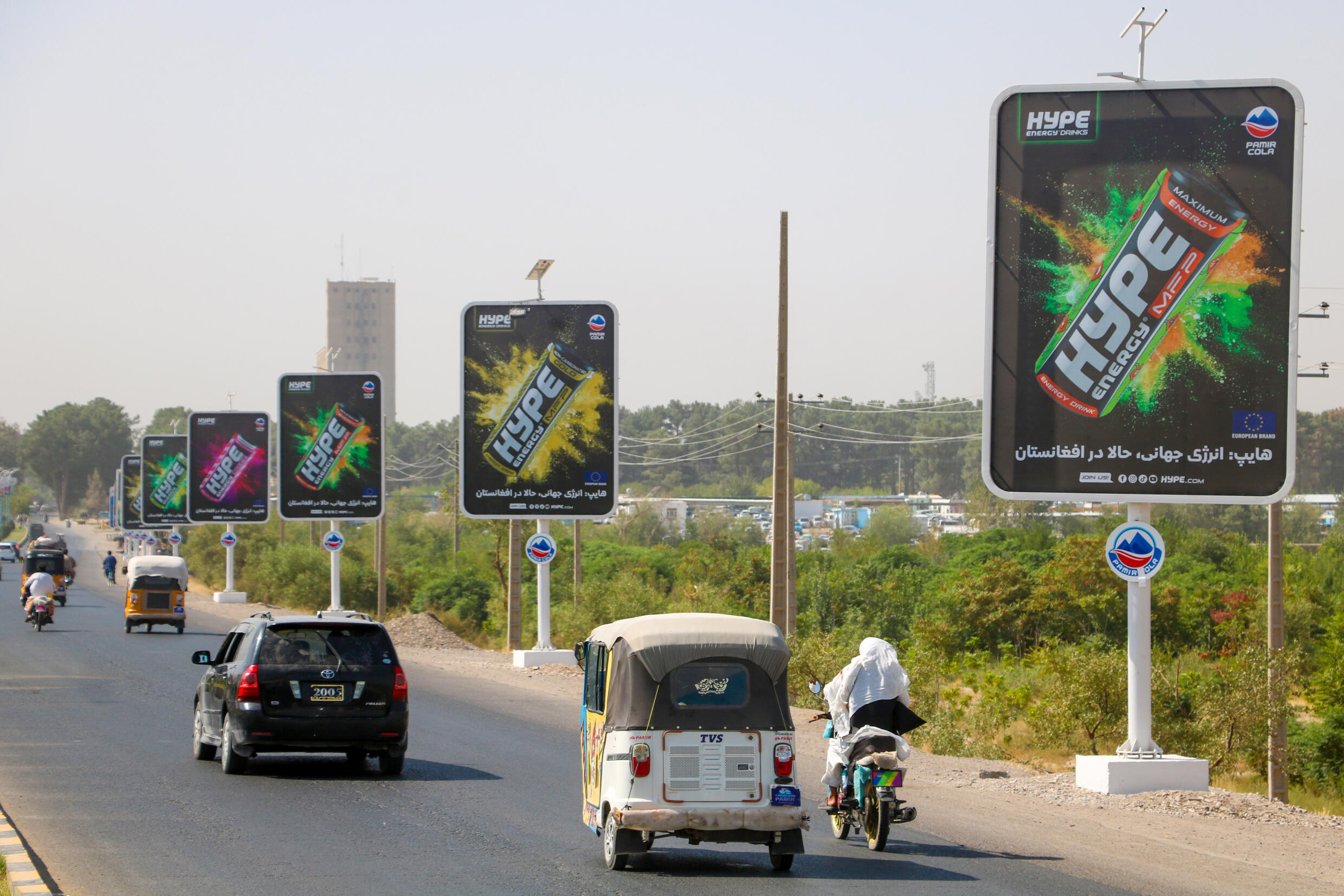 Energy drink craze peps and pacifies weary Afghans