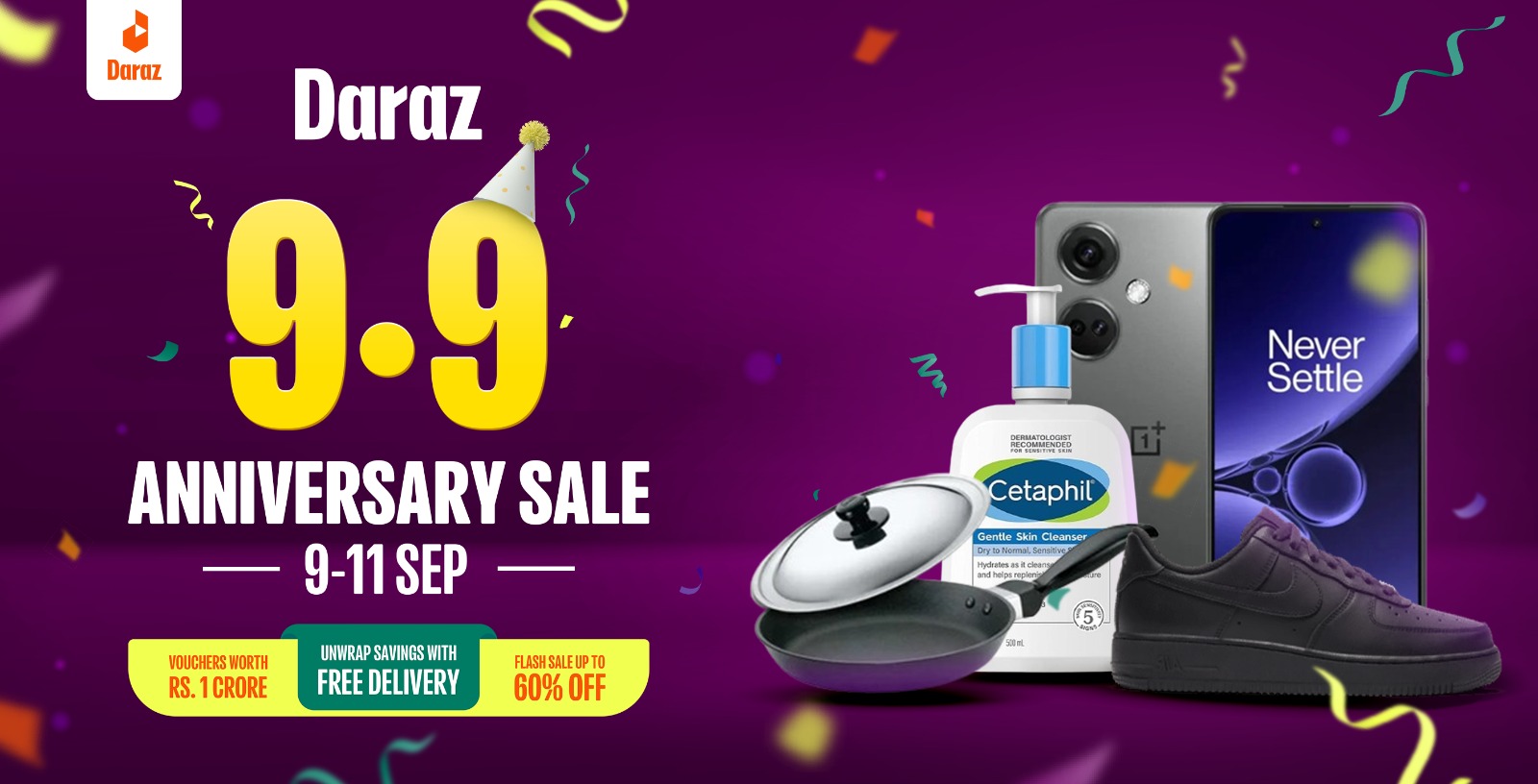 Save more with Daraz Nepal’s 9.9 Anniversary Sale