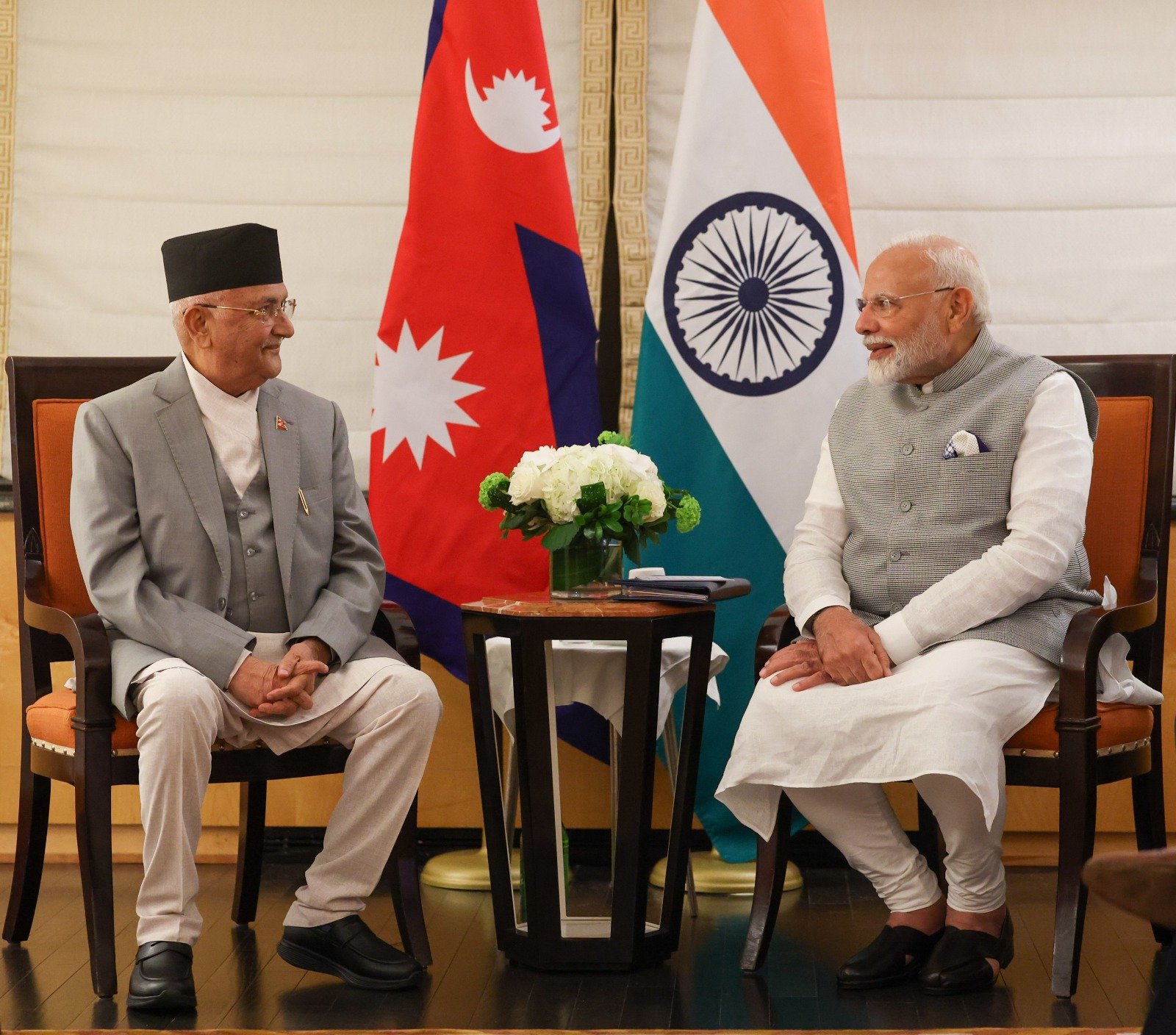 Meeting PM Oli, Modi states: ‘We want to further accelerate Nepal-India relations’