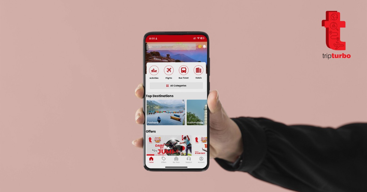 Trip Turbo, an online travel marketplace launches’ , air tickets & adventure activities booking through mobile app