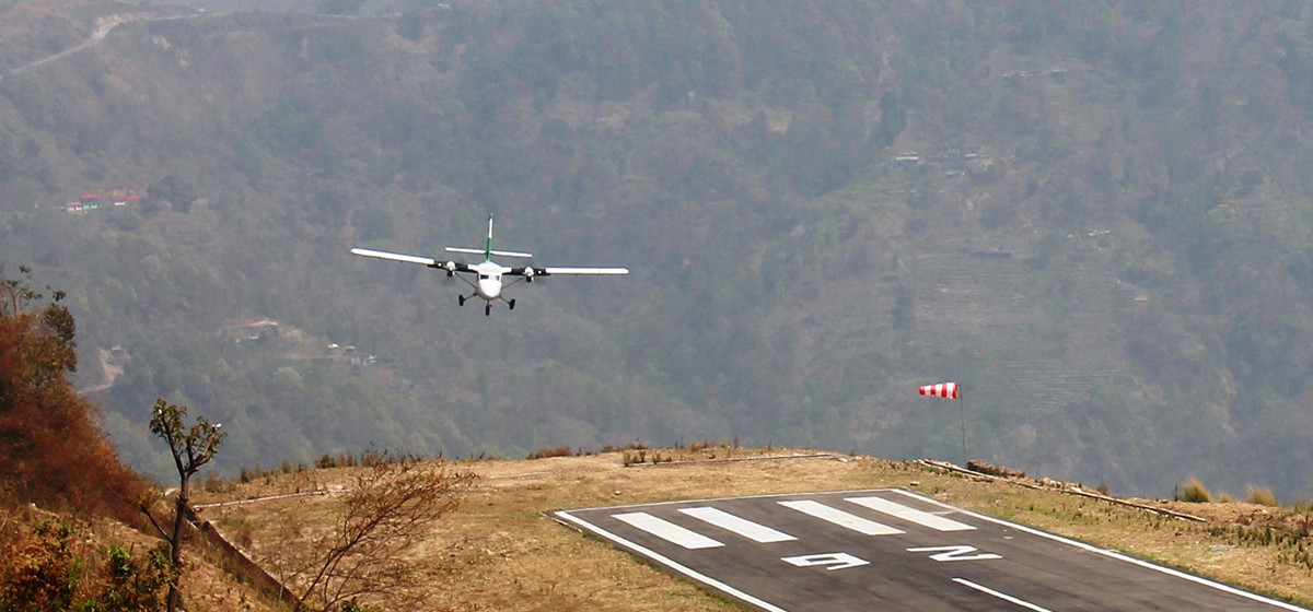 Flights resumed at Phalgunanda Sukilumba Airport in Ilam