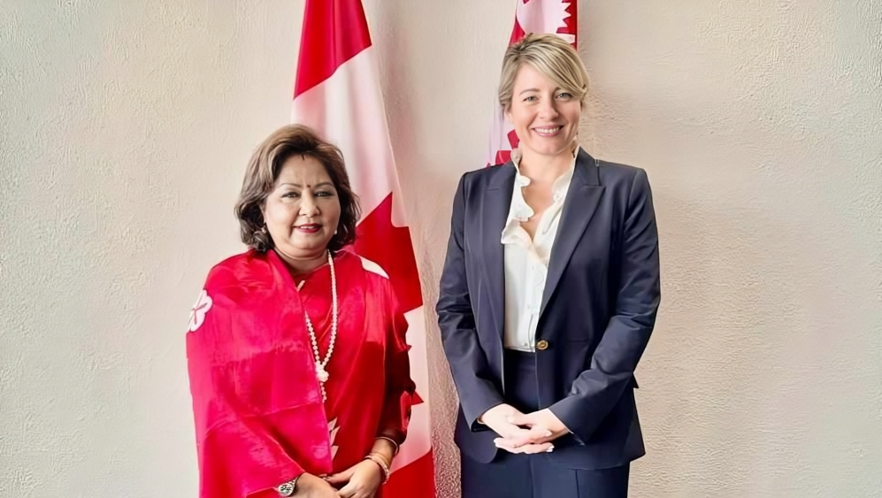 Nepal-Canada Foreign Minister-level bilateral meeting held