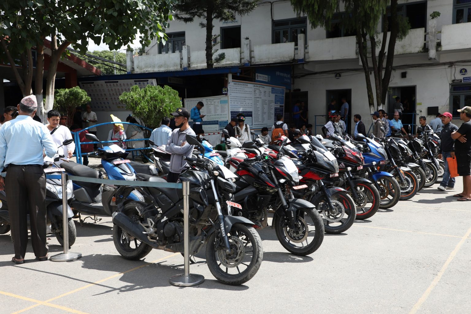 96 lost motorcycles & scooters recovered, 16 held for theft (photos)