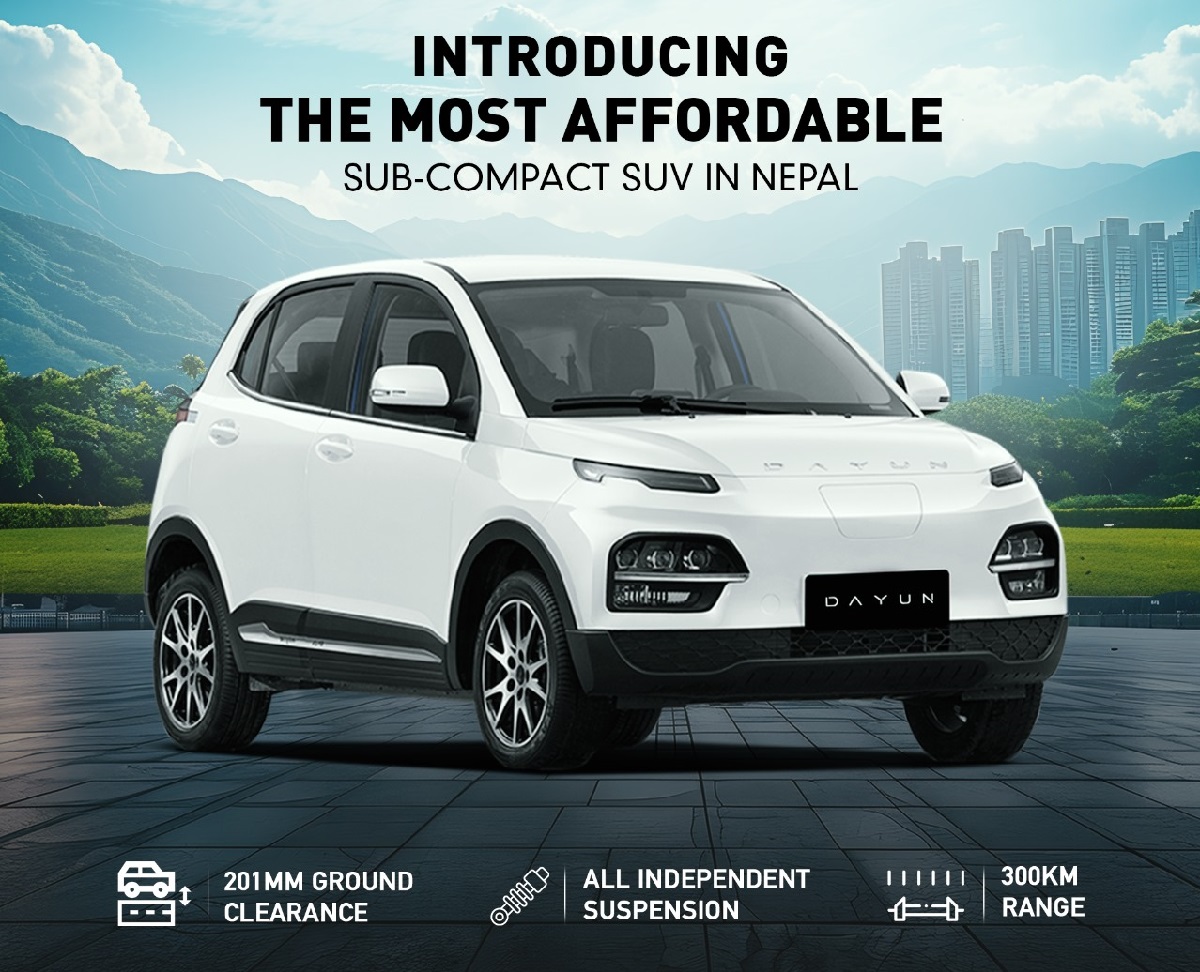 CG Motors to launch affordable sub-compact SUV “Dayun Yuehu” in Nepal