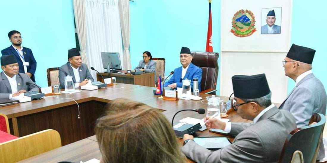 Cabinet meeting scheduled as PM arrives in Kathmandu