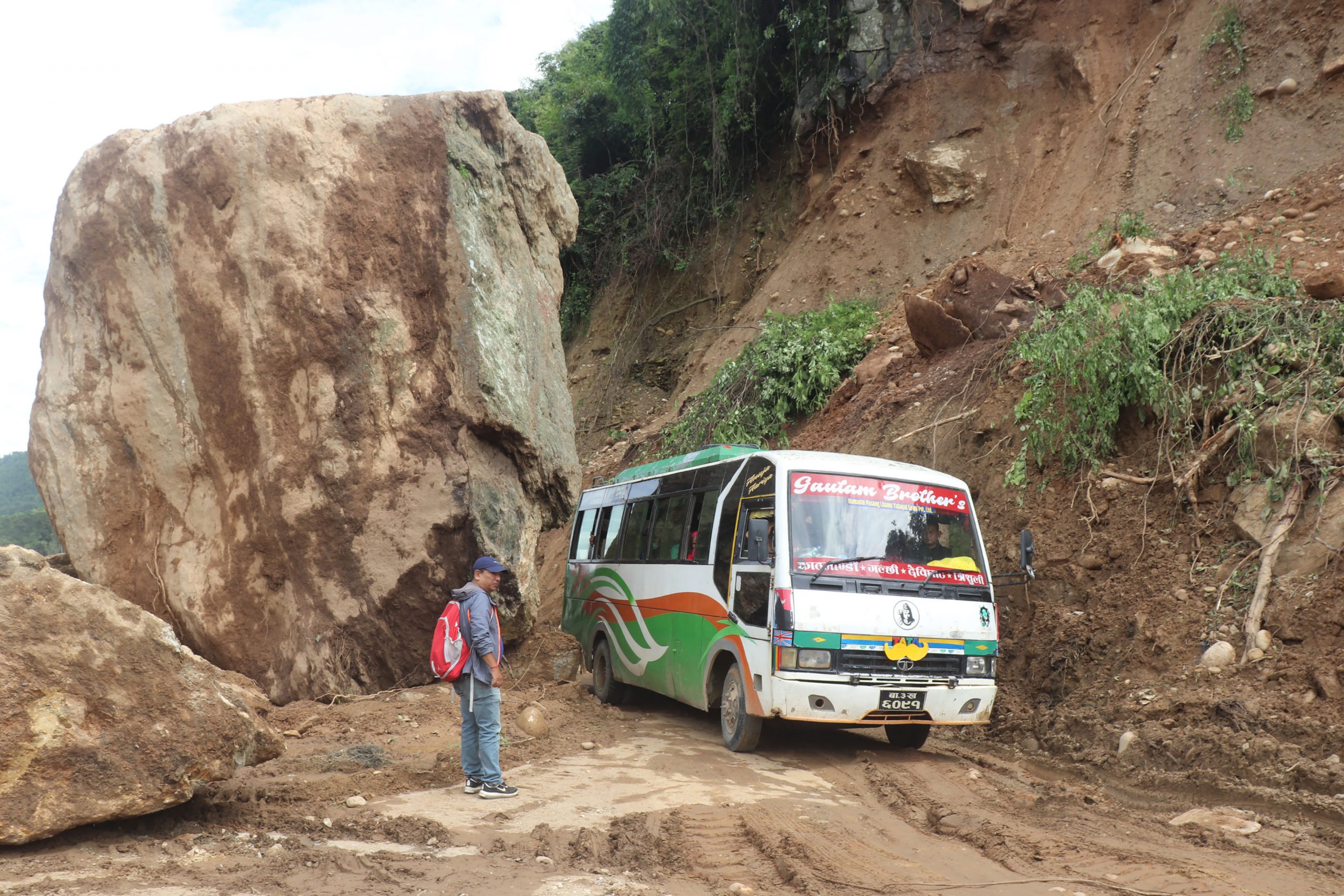 Two-way traffic resumes along Prithvi Highway