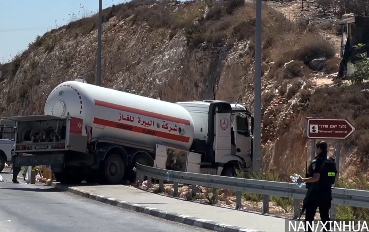 Palestinian driver kills Israeli soldier in West Bank truck collision