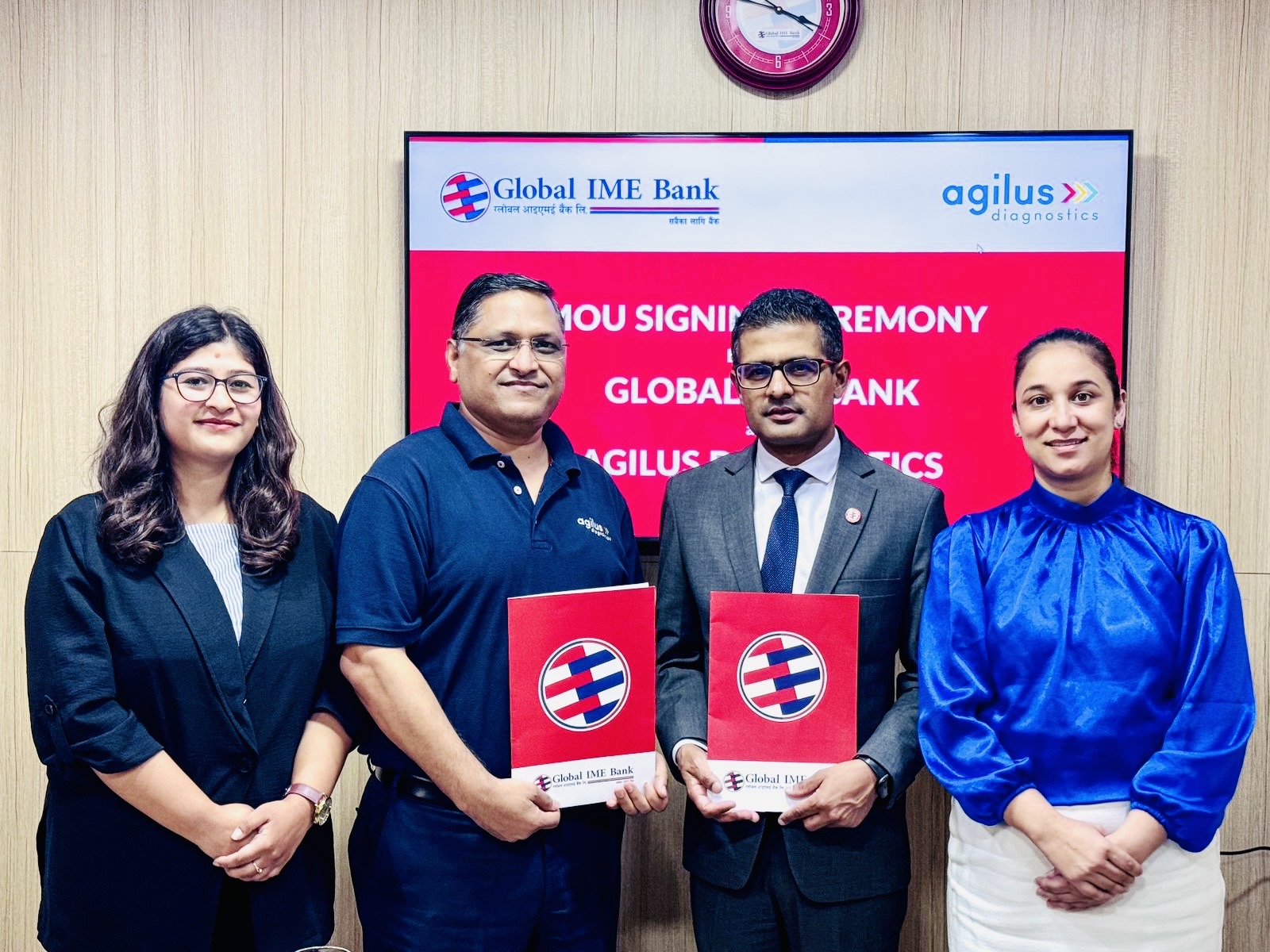 GIBL’s customers to get 15% discount at Agilus Diagnostic Nepal