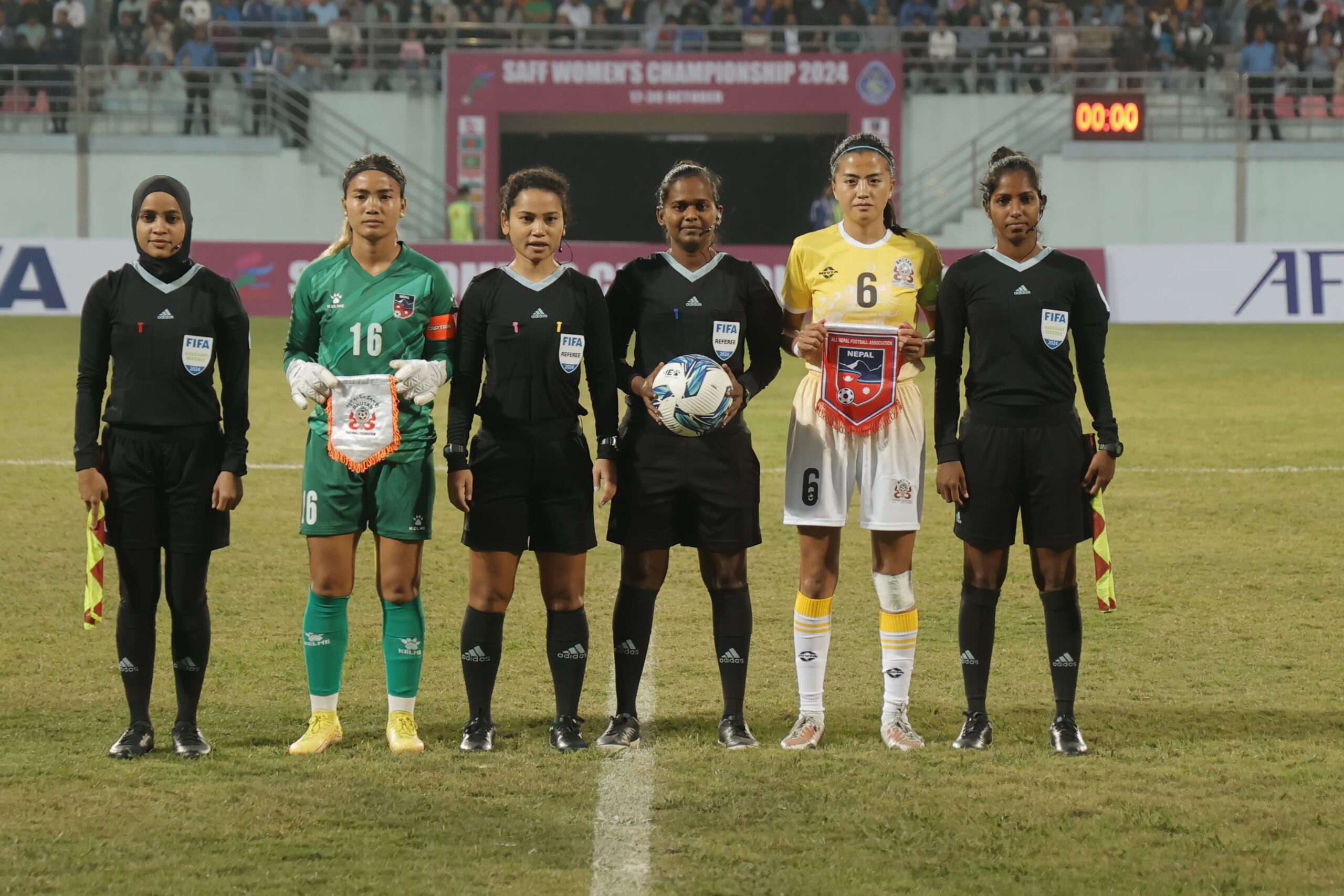 SAFF Women’s Championship: Bhutan makes history with goalless draw against Nepal (photos)