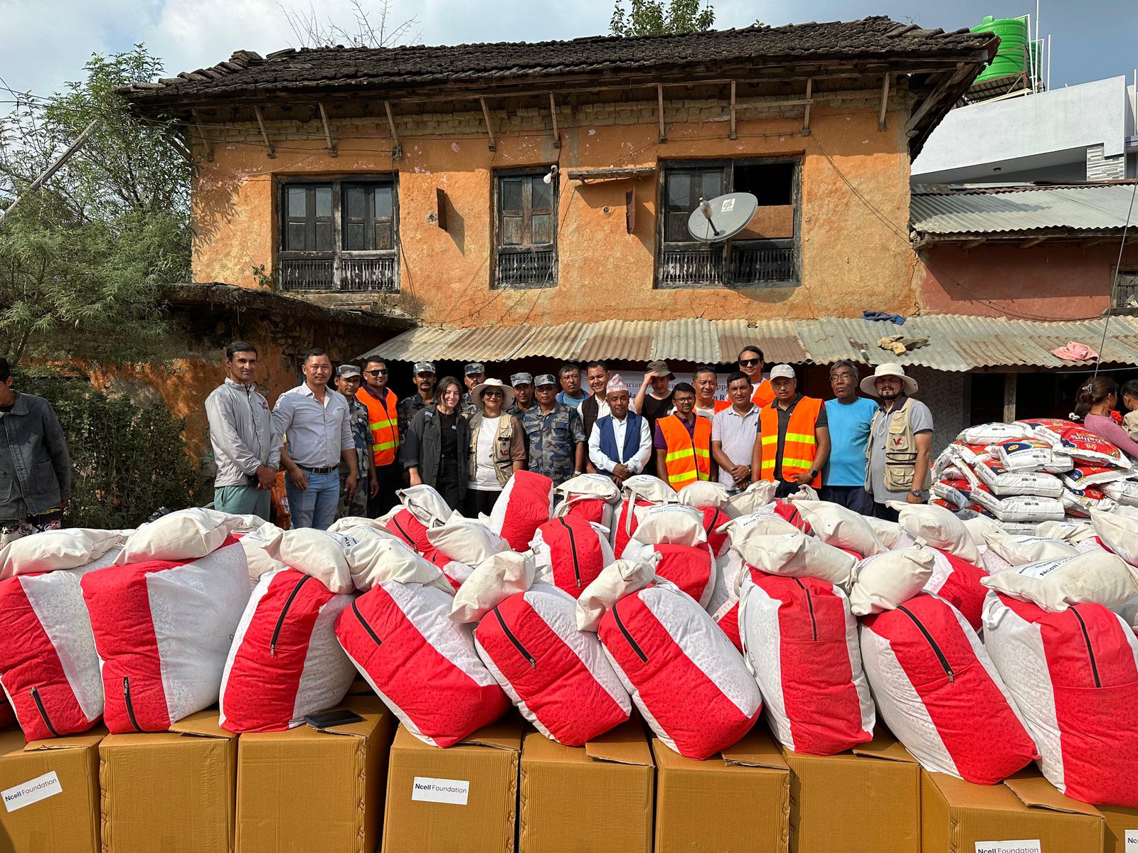 Ncell Foundation distributes educational kits to affected children & relief packages to flood & landslide-hit families (with photos)