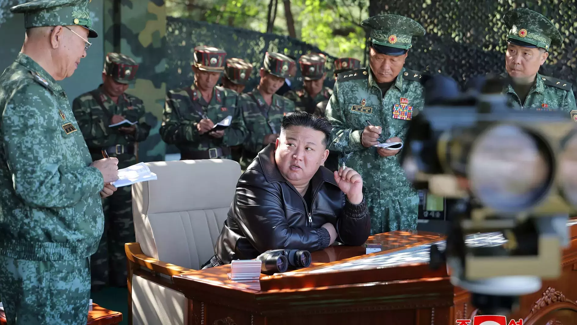 North Korea’s Kim threatens to use nukes if attacked