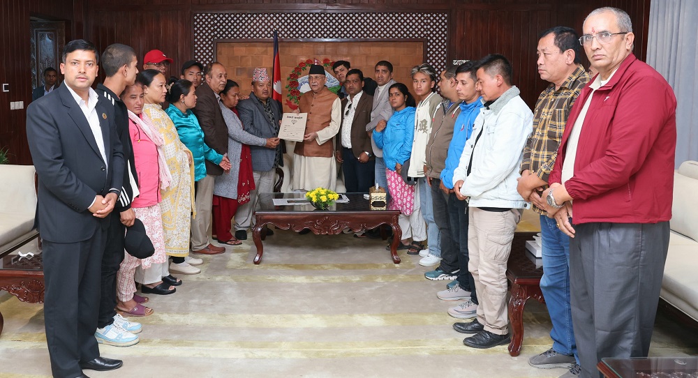 Attention letter submitted to PM Oli by football player’s family