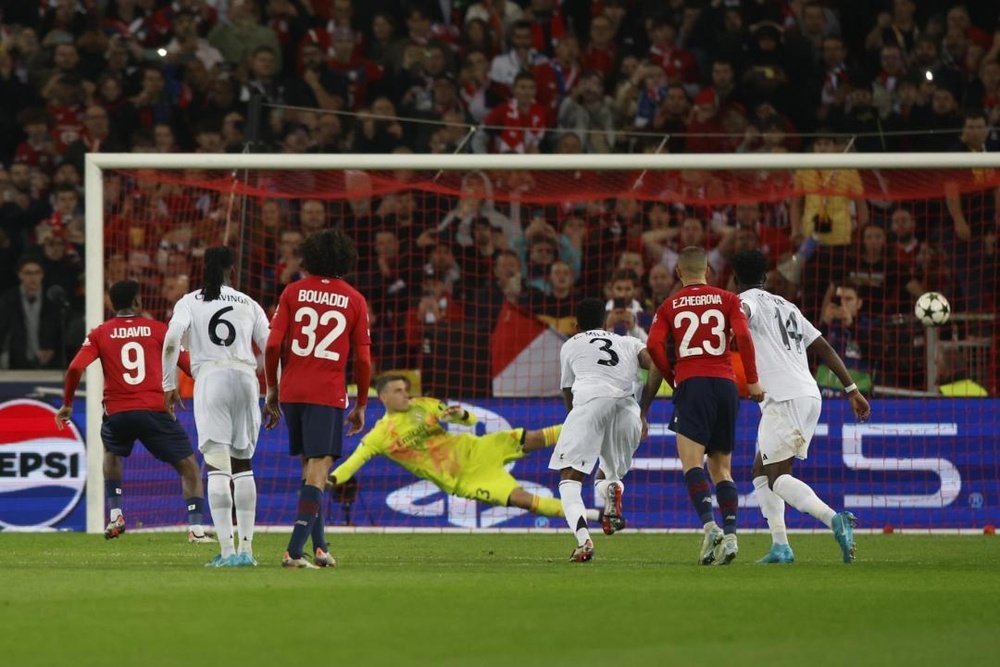 Jonathan David’s penalty seals Lille’s 1-0 victory over Real Madrid