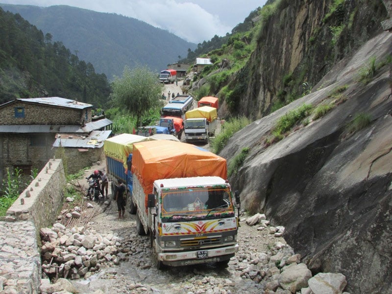 Mid-Hill Highway reopens one-way as Khurkot-Ghurmi section cleared after landslides