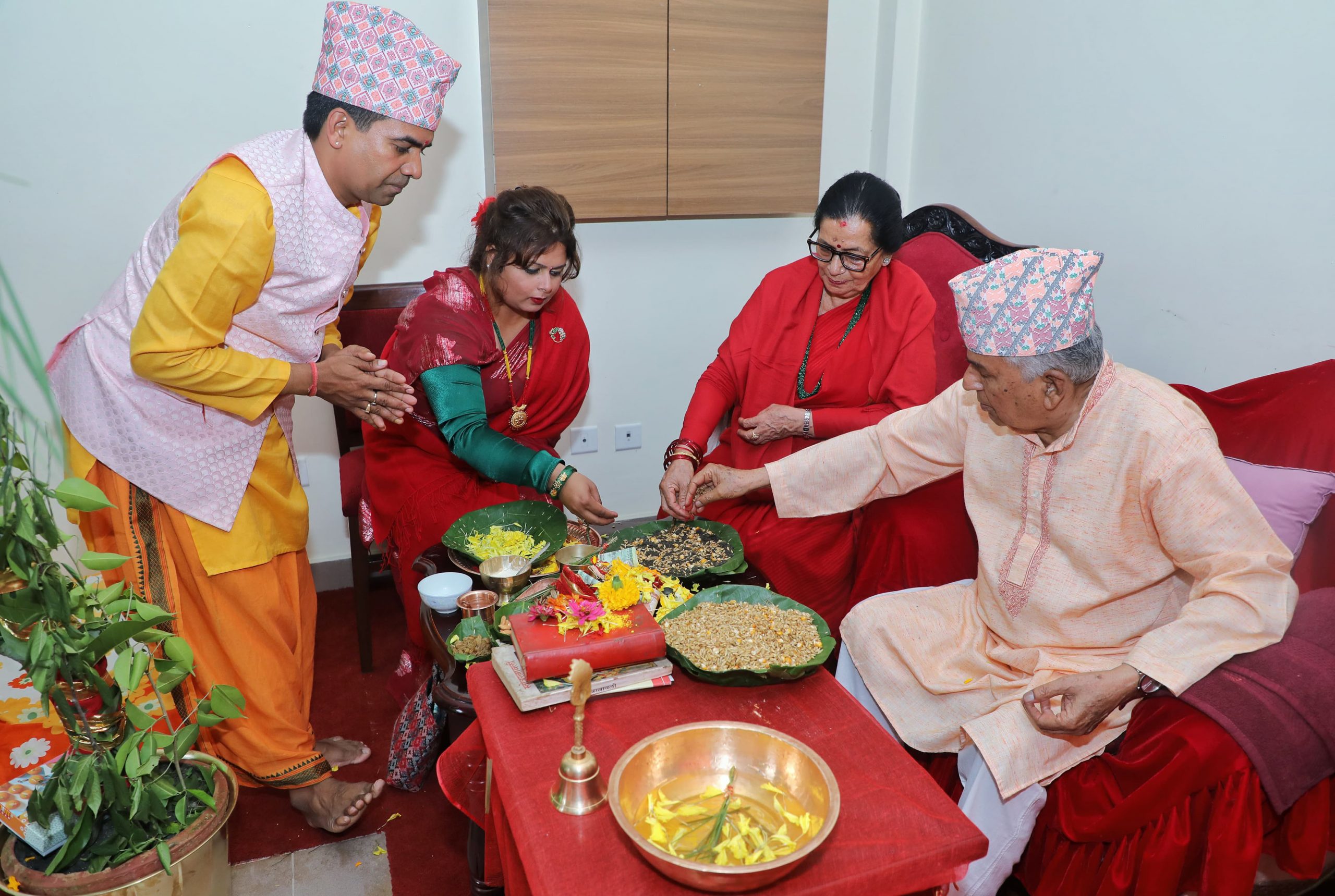 Ghatasthapana ceremony held at the President’s office