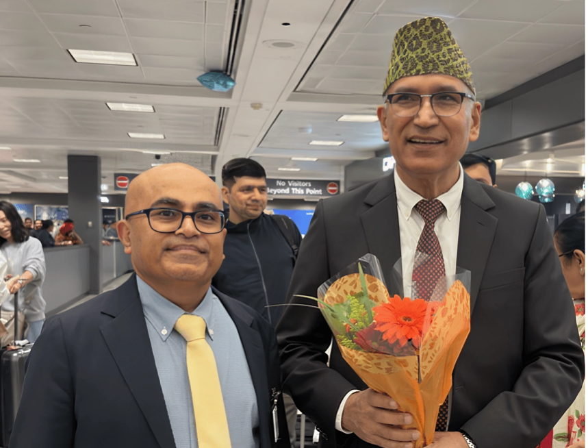 Finance Minster Poudel in Washington D.C.