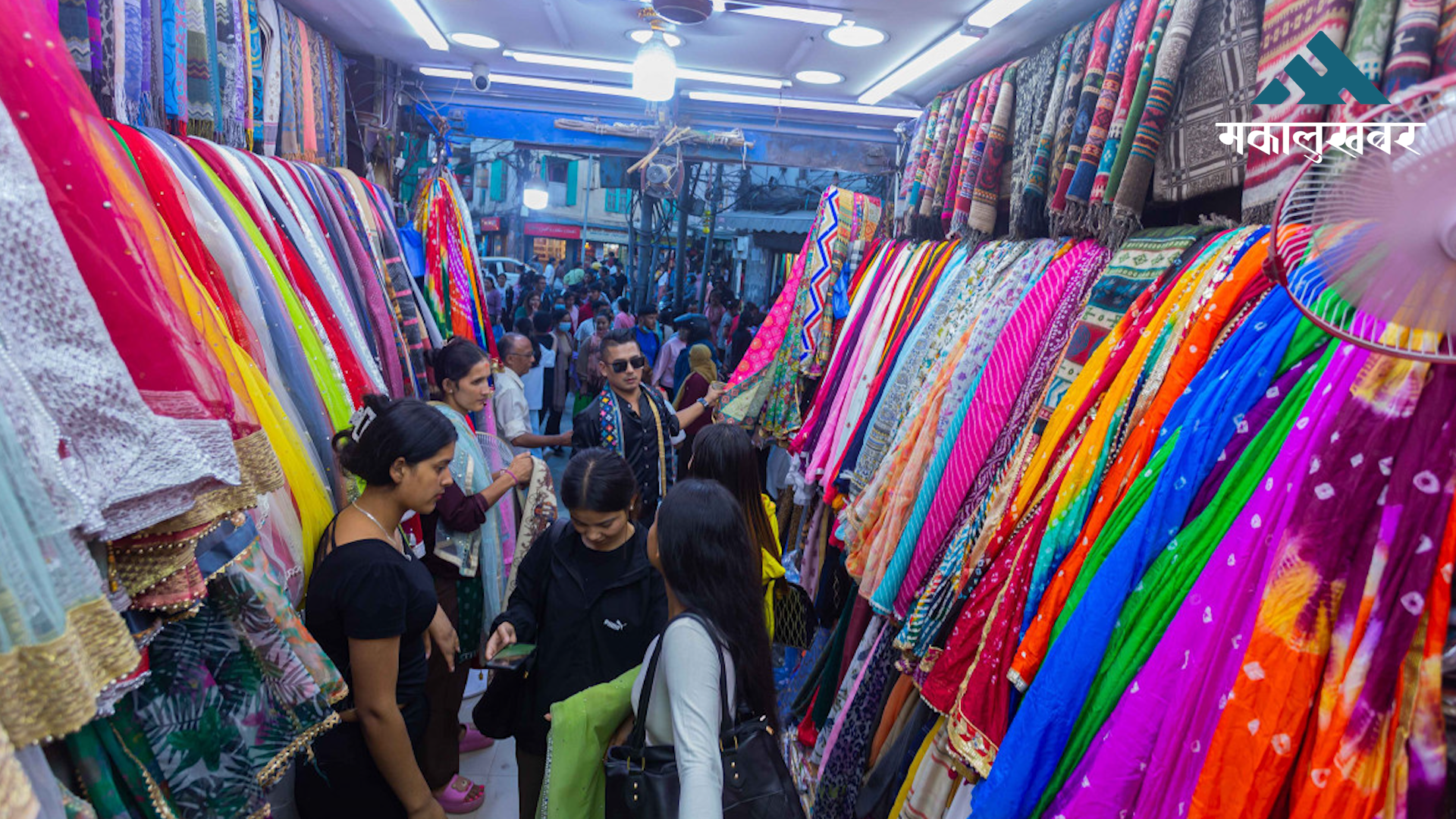 Dashain shopping: Crowds flock to budget stores (photos)