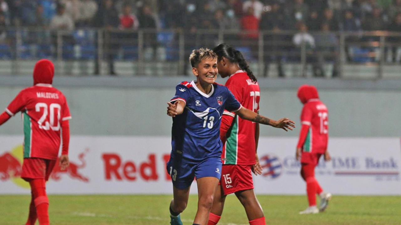 Nepal nets 11 goals against Maldives