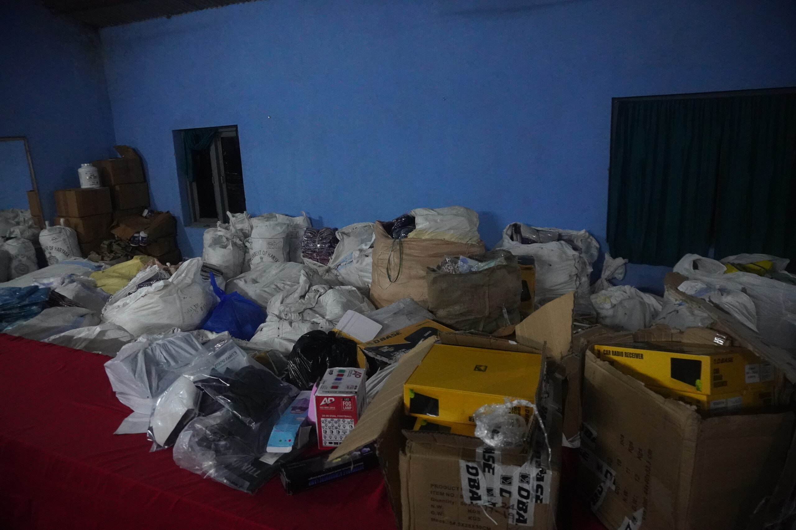 Goods worth amounting to 8.6 million confiscated