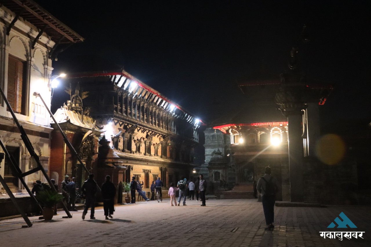 Bhaktapur: The ancient art city shines bright at night (photos)