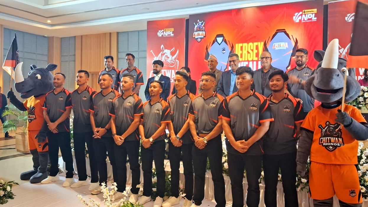 Chitwan Rhinos jersey, anthem and mascot reveal