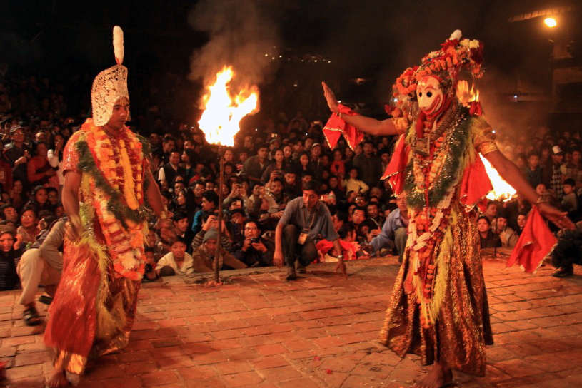 Kartik Naach kicks off in Patan